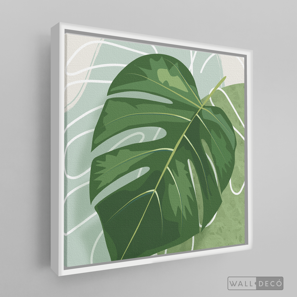 Cuadro Botánico Monstera Tropical