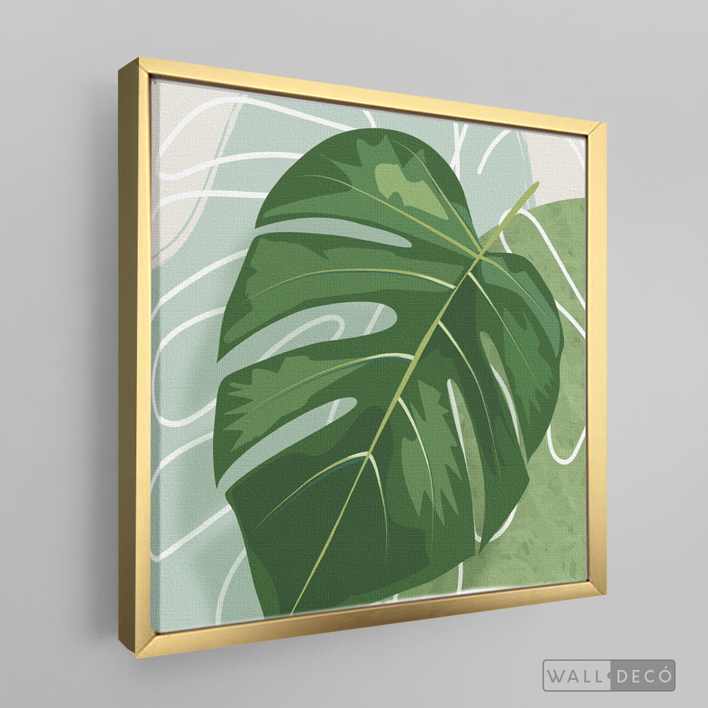 Cuadro Botánico Monstera Tropical