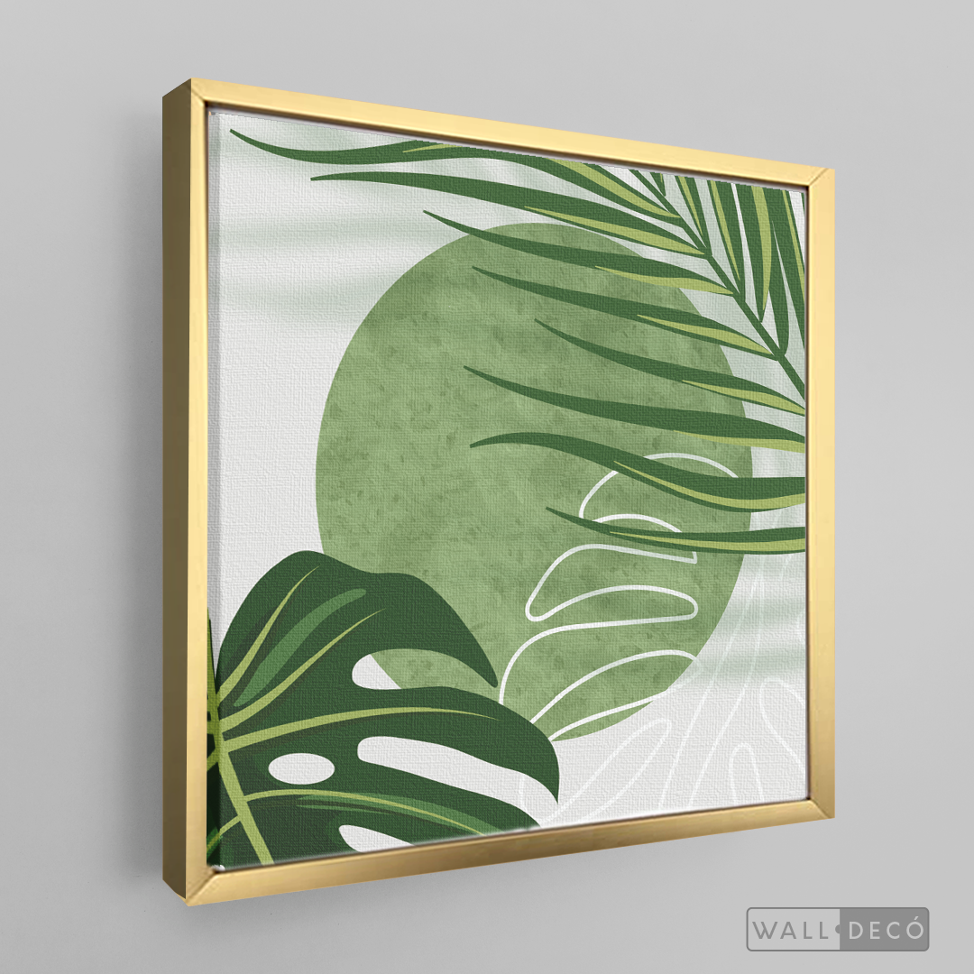 Cuadro Botánico Monstera Palma