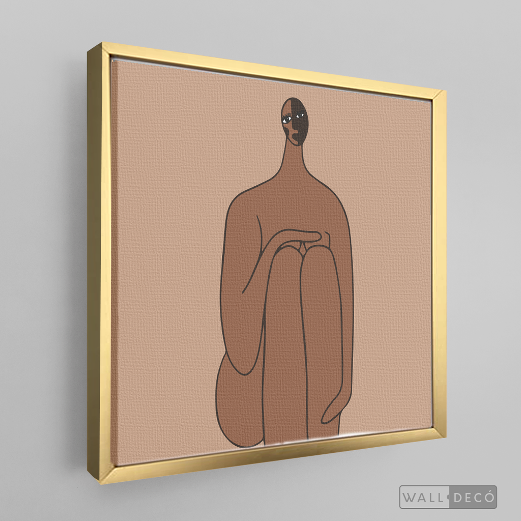 Cuadro Minimalista Figura Humana Tres