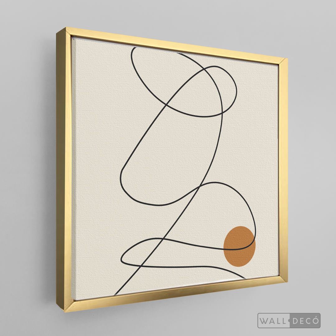 Cuadro Minimalista Knot Café
