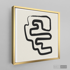 Cuadro Minimalista Line Art