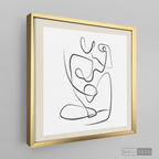 Cuadro Minimalista Figura Humana