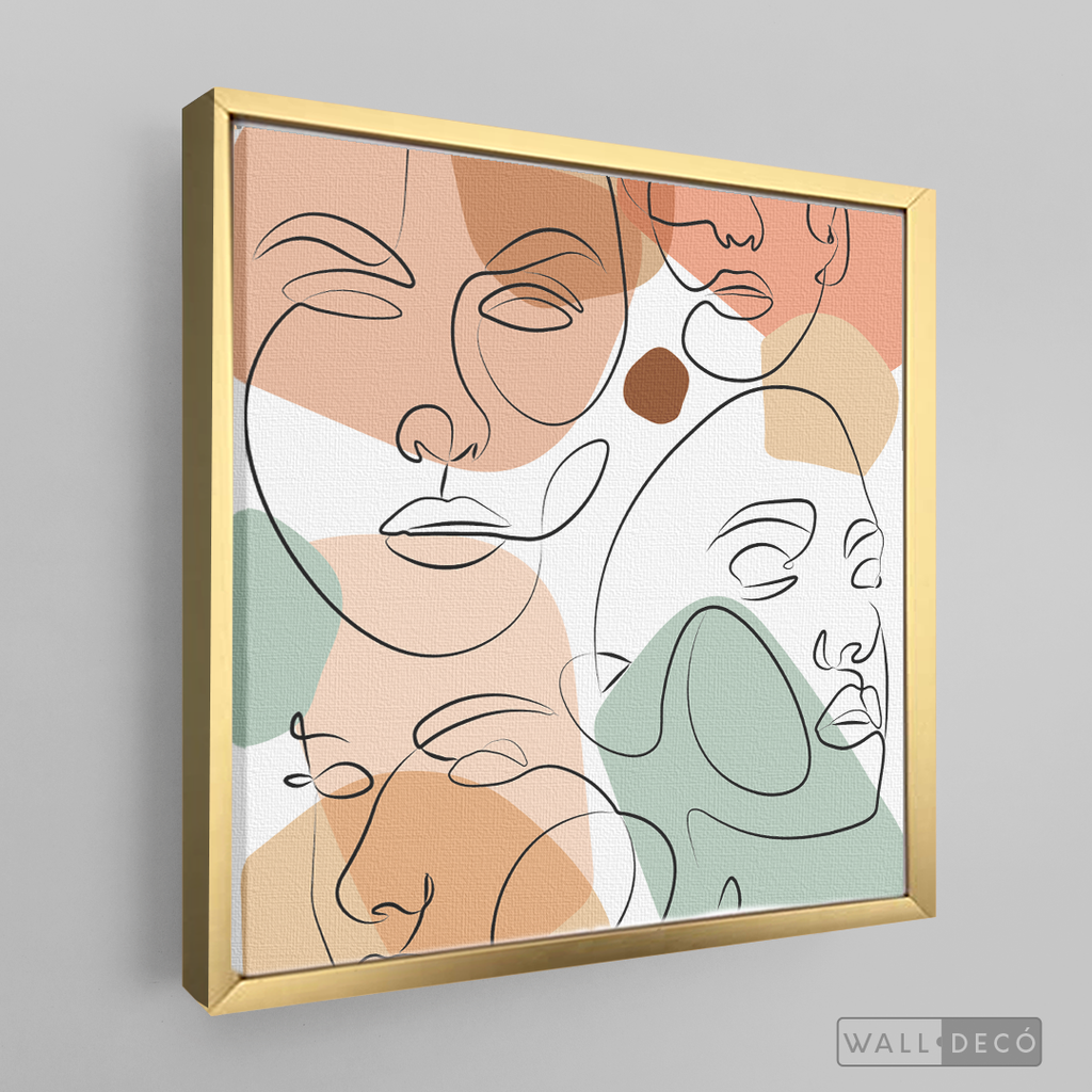 Cuadro Face Line Mujeres