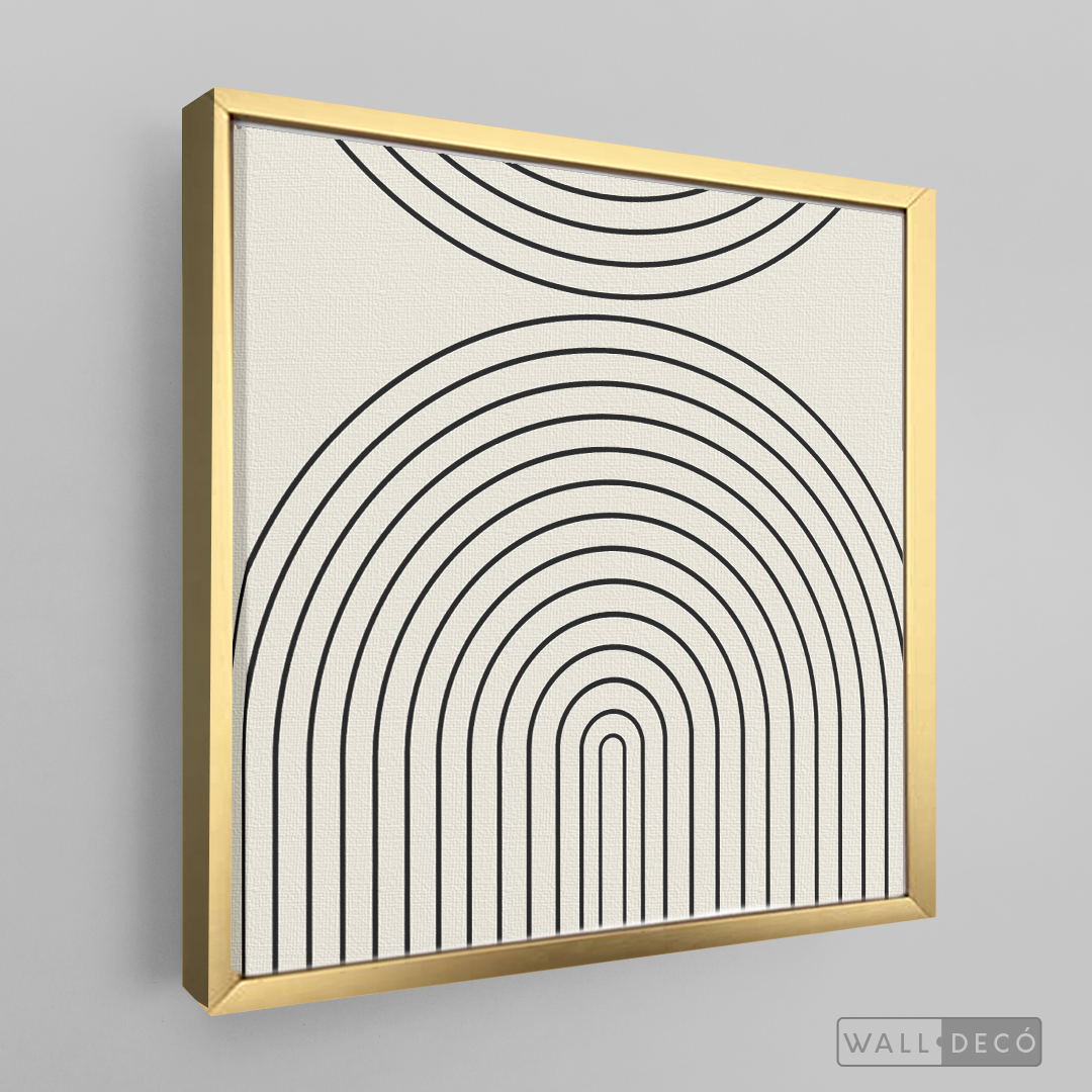 Cuadro Minimalista Line Art Infinito