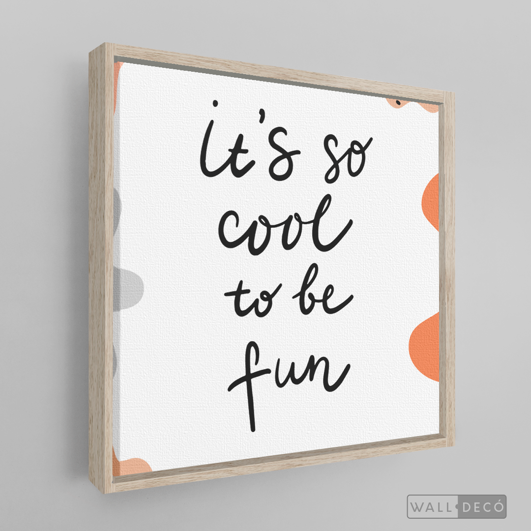 Cuadro Infantil To Be Fun