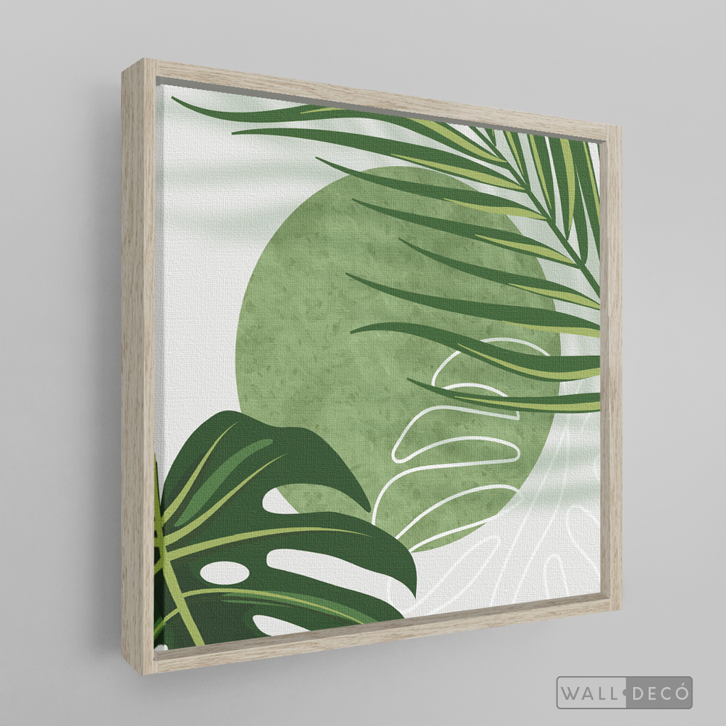 Cuadro Botánico Monstera Palma