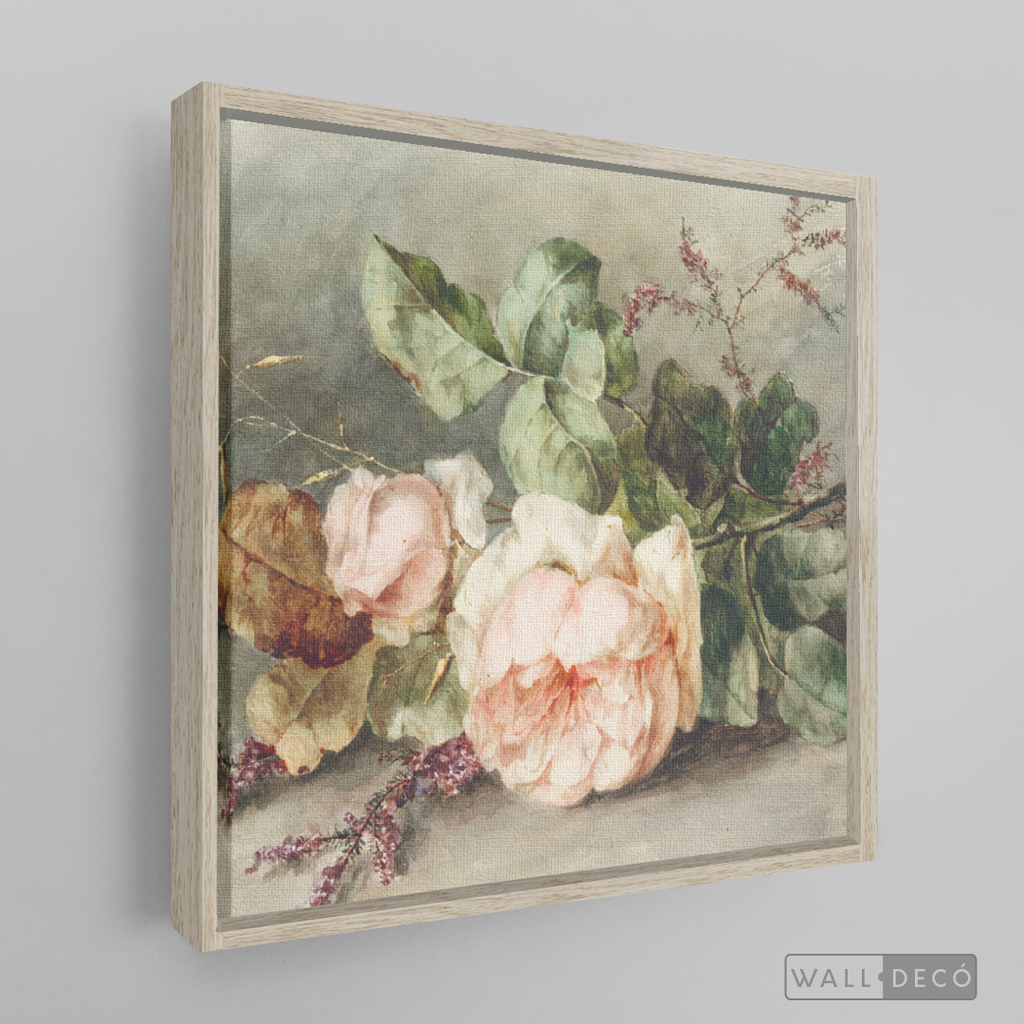 Cuadro Arte Vintage Rose