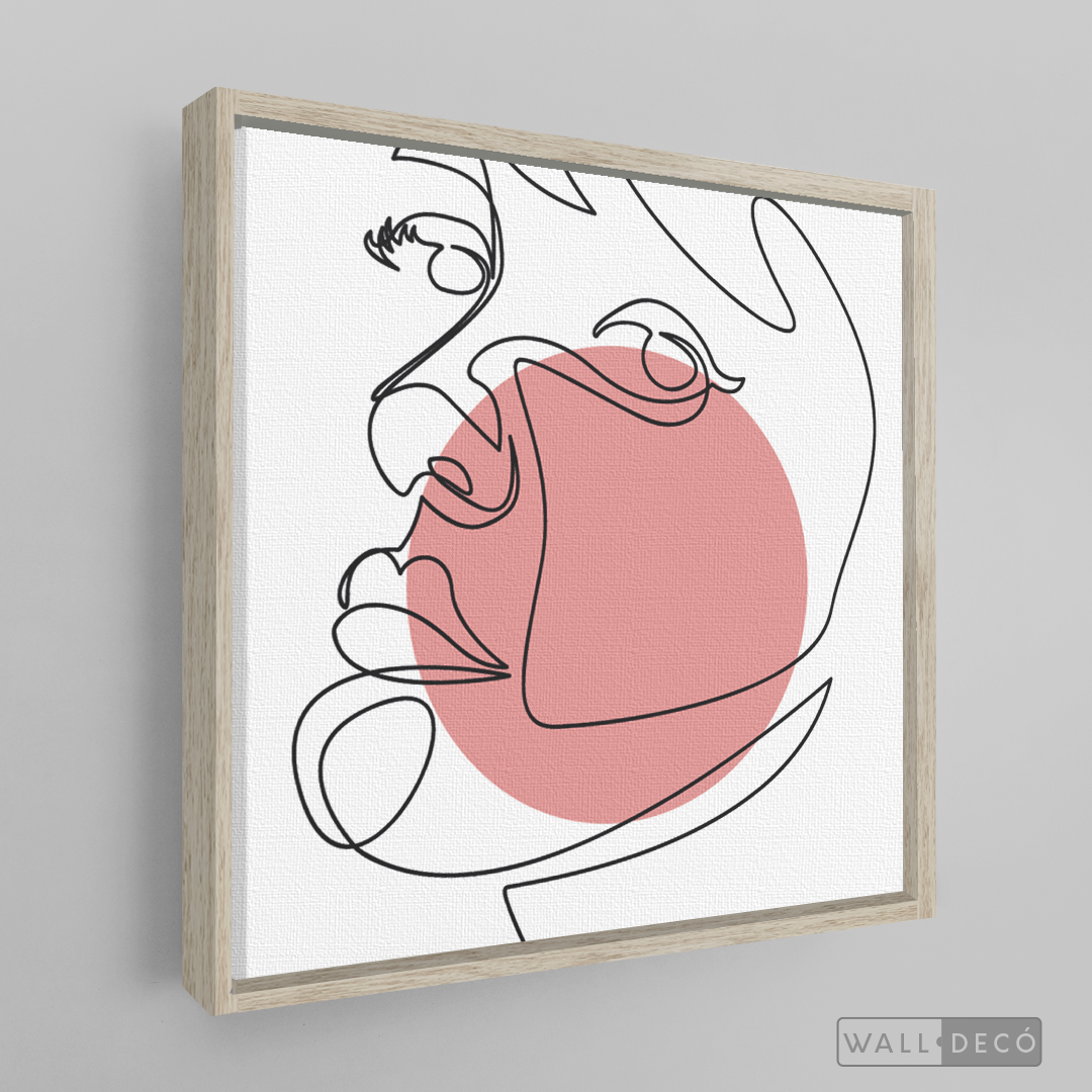 Cuadro Face Lines Eva