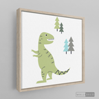 Cuadro Infantil Dinosaurio
