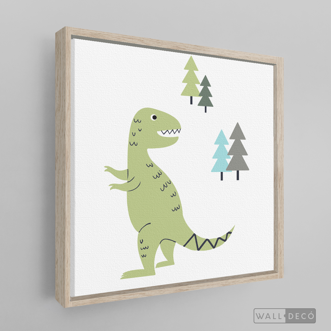 Cuadro Infantil Dinosaurio
