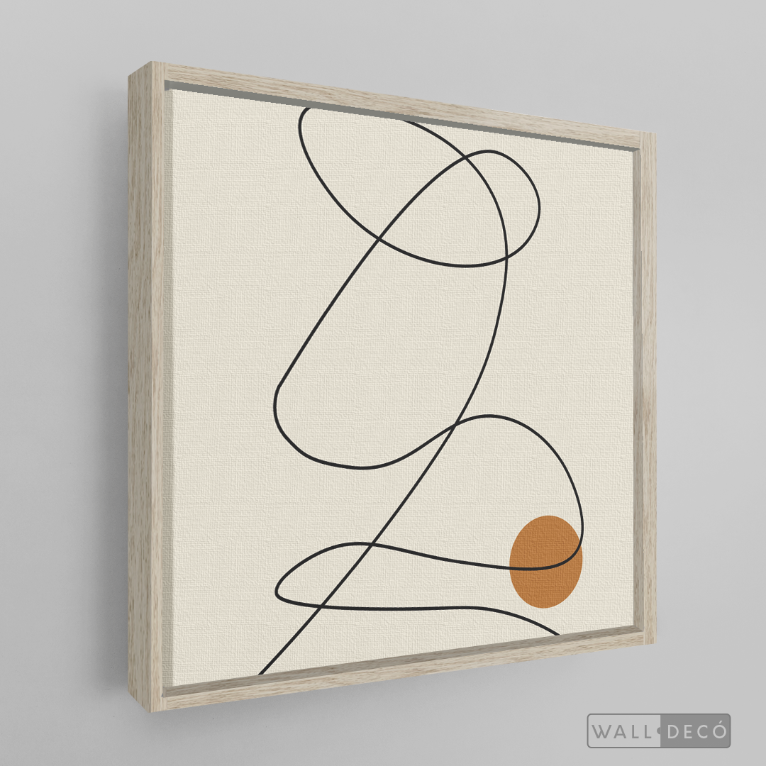 Cuadro Minimalista Knot Café