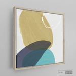 Cargar imagen en el visor de la galería, Cuadro Abstracto Nórdico Azul Uno
