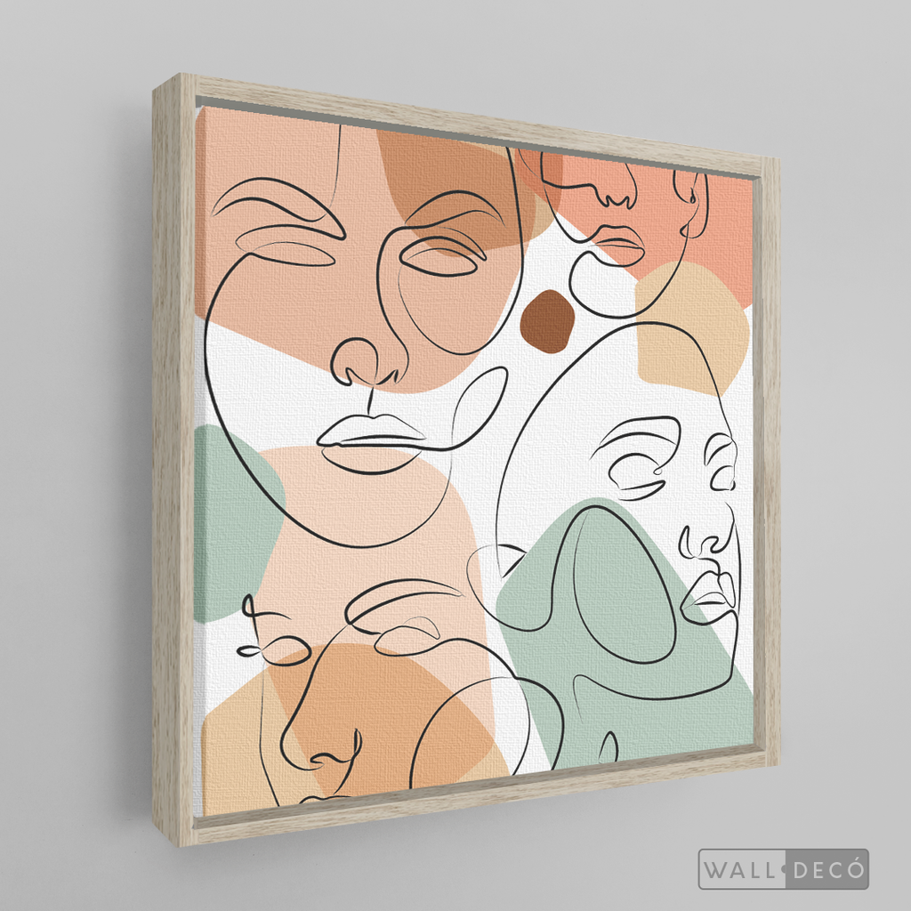 Cuadro Face Line Mujeres