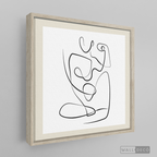 Cuadro Minimalista Figura Humana