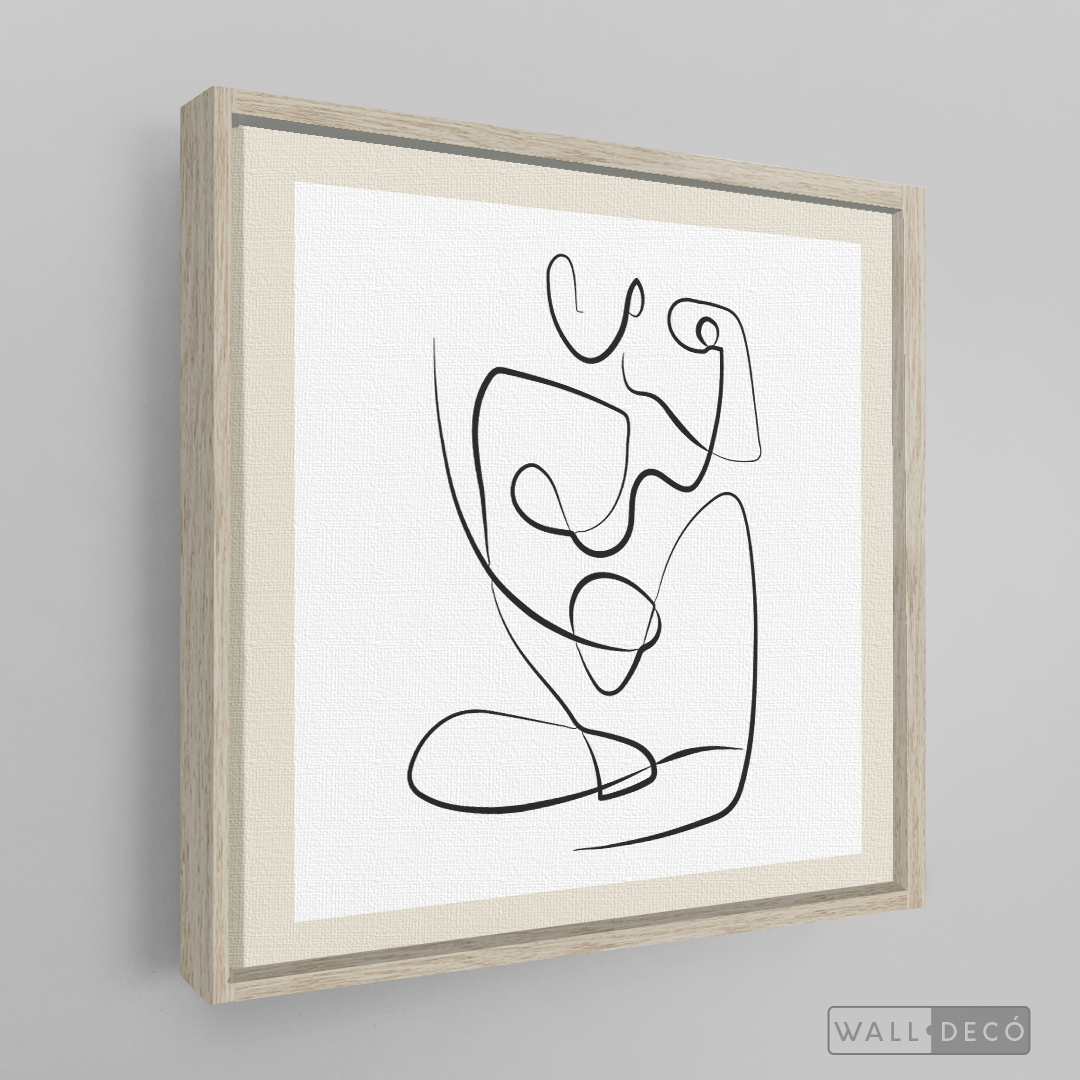 Cuadro Minimalista Figura Humana