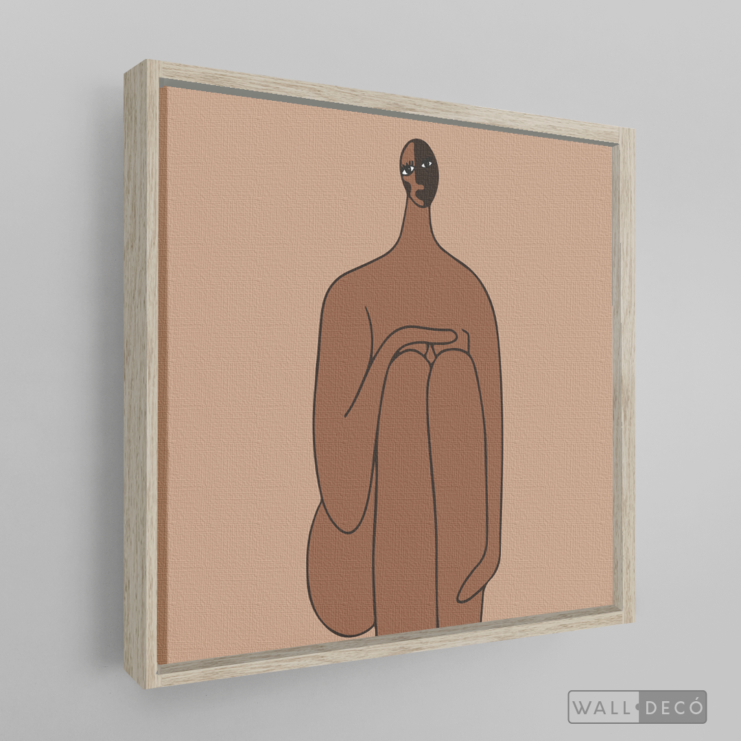 Cuadro Minimalista Figura Humana Tres