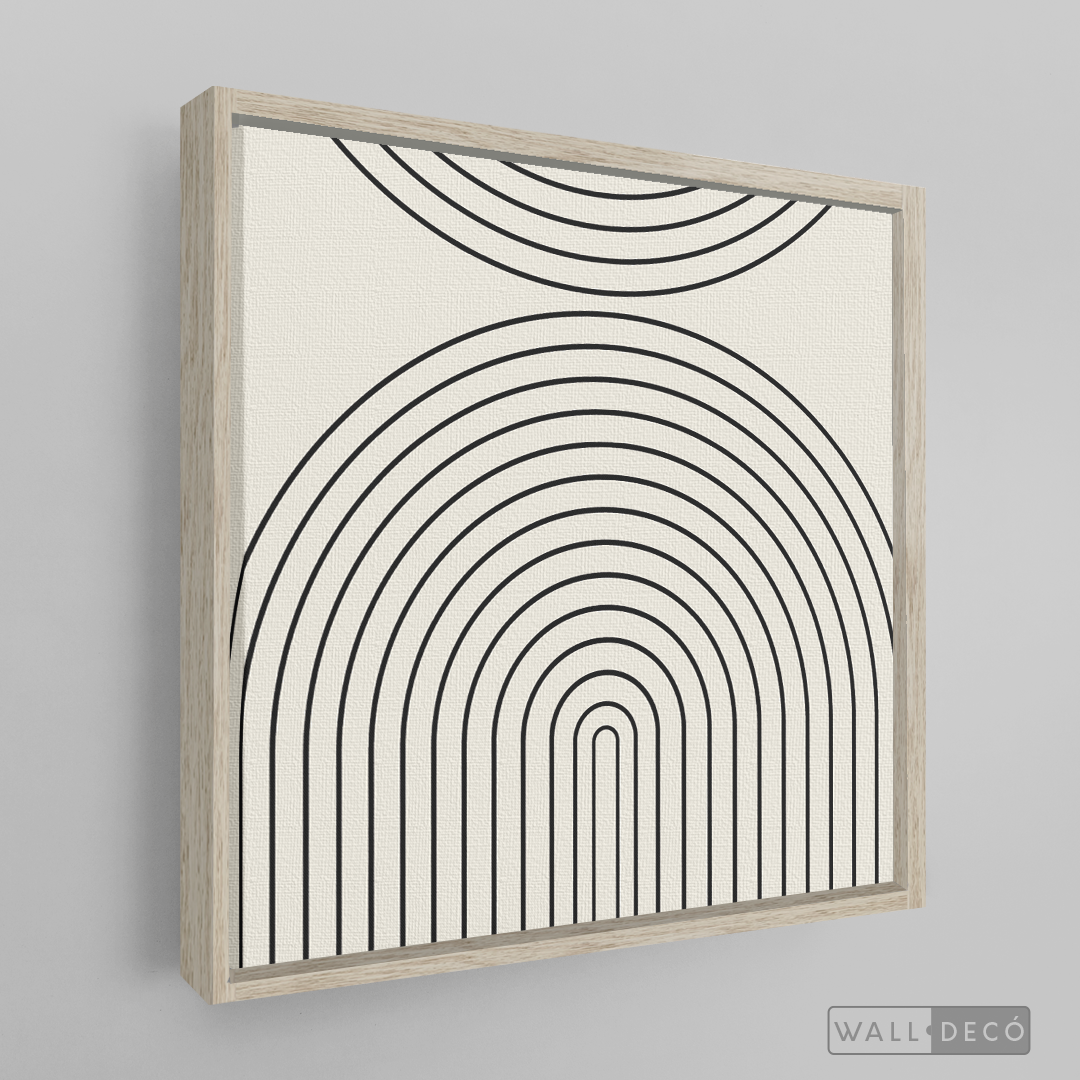 Cuadro Minimalista Line Art Infinito