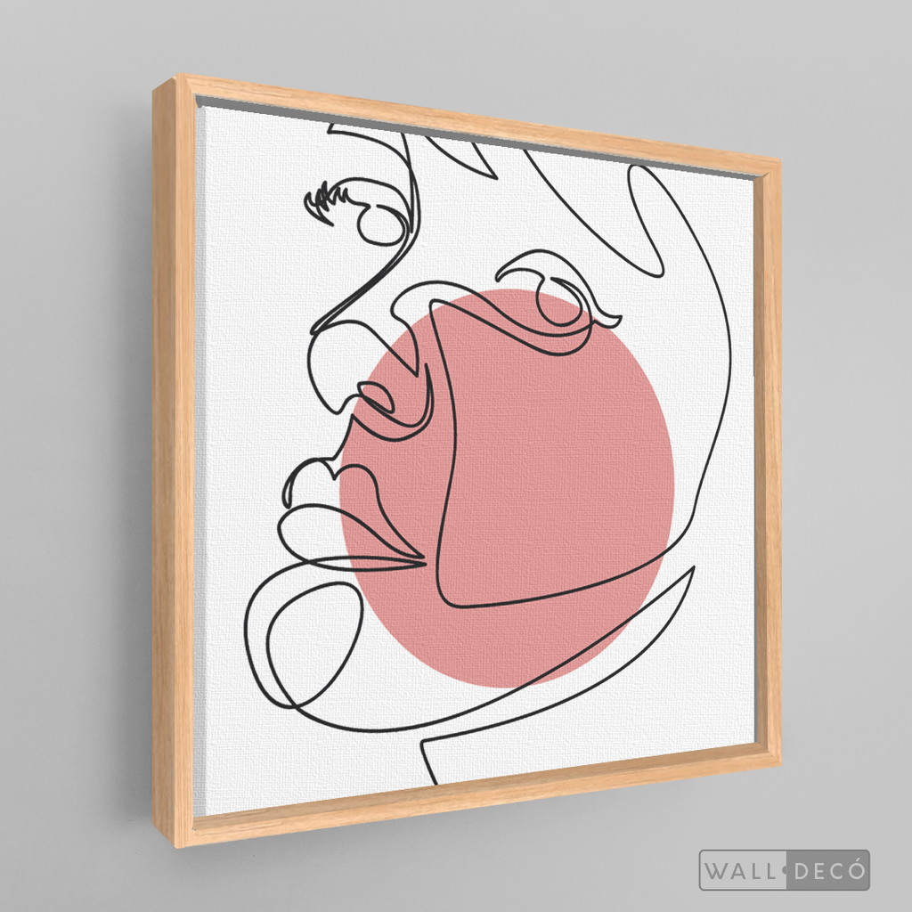 Cuadro Face Lines Eva