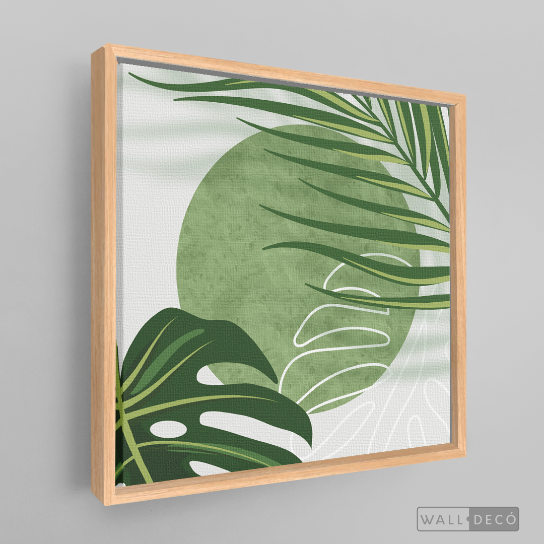 Cuadro Botánico Monstera Palma