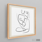 Cuadro Minimalista Figura Humana