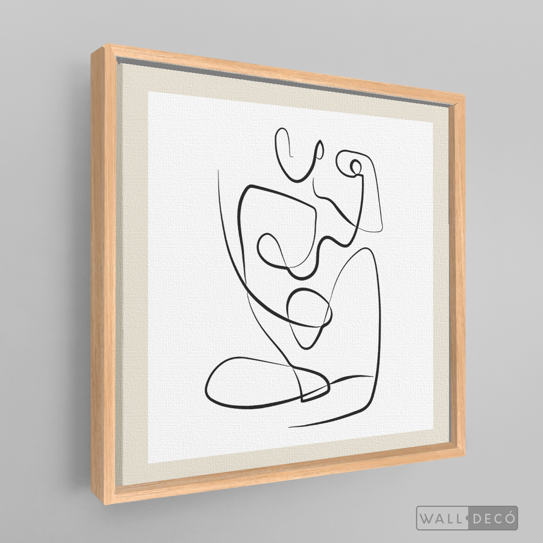 Cuadro Minimalista Figura Humana