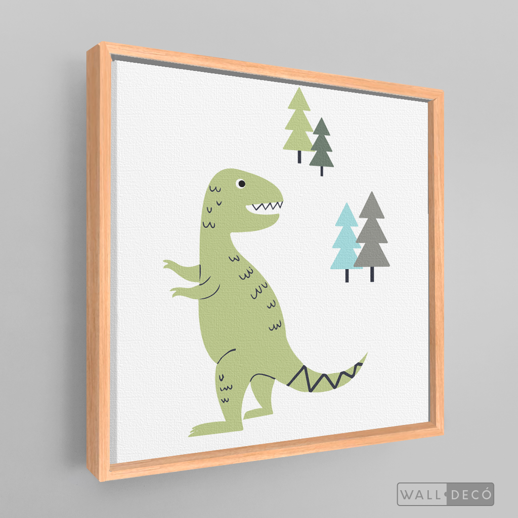 Cuadro Infantil Dinosaurio