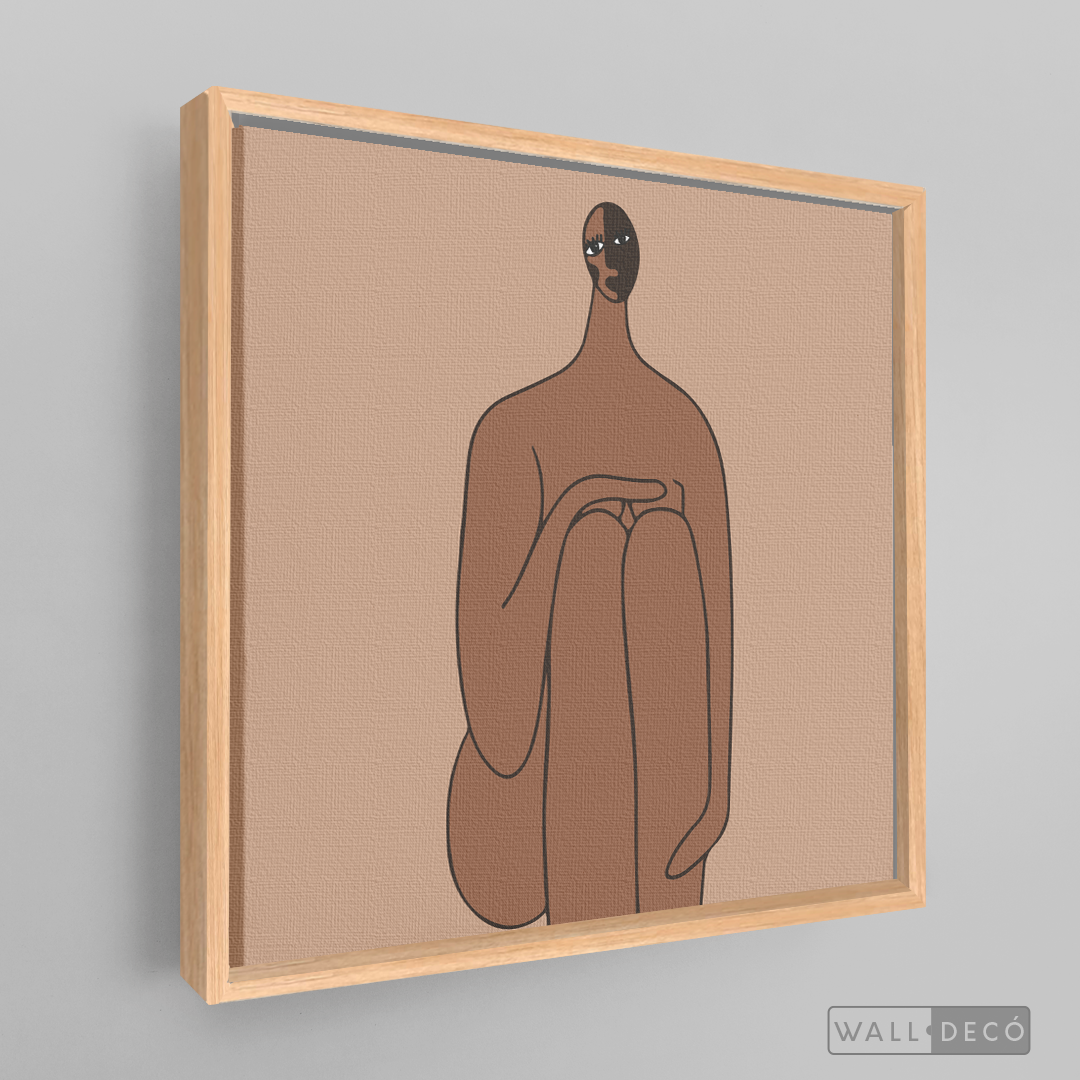 Cuadro Minimalista Figura Humana Tres