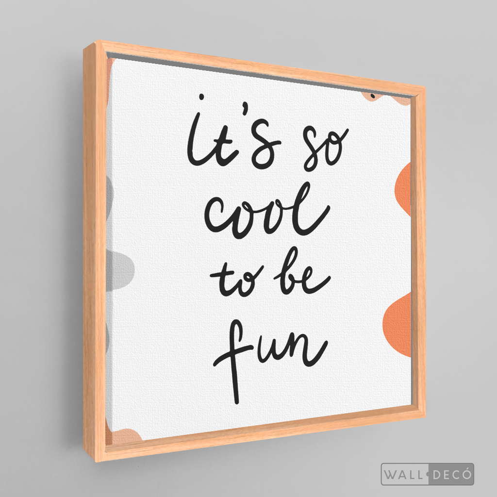 Cuadro Infantil To Be Fun