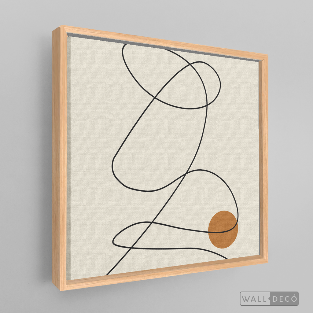 Cuadro Minimalista Knot Café