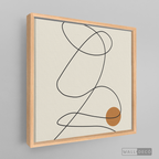 Cuadro Minimalista Knot Café