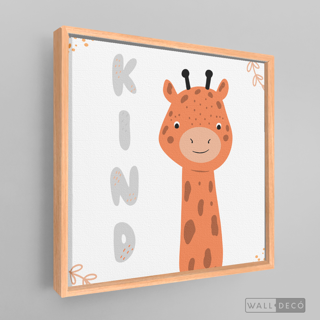 Cuadro Infantil Jirafa Kind