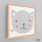 Cuadro Infantil Lindo Gatito