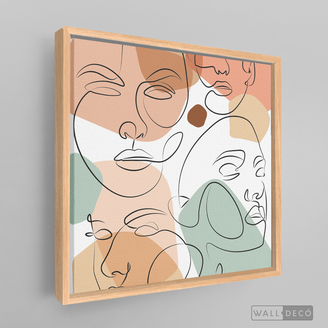 Cuadro Face Line Mujeres