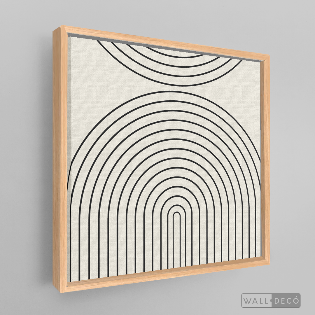 Cuadro Minimalista Line Art Infinito