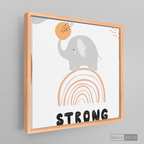 Cuadro Infantil Elefante Strong