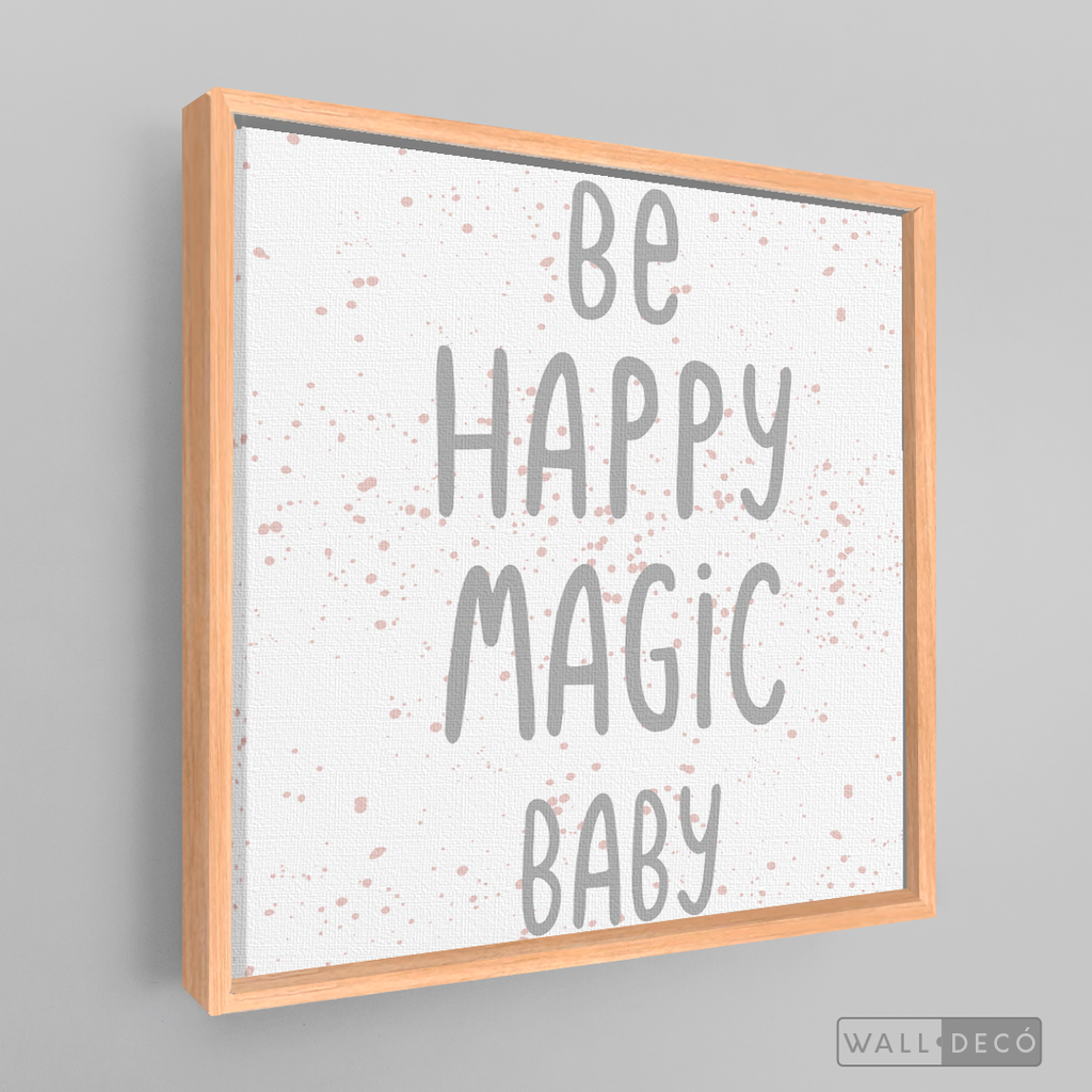 Cuadro Infantil Be Happy