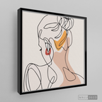 Cuadro Mujer Line Art