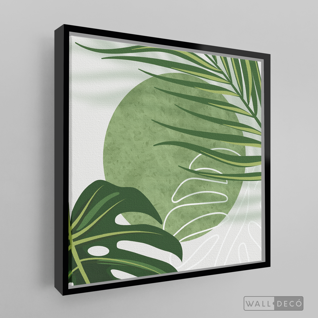Cuadro Botánico Monstera Palma