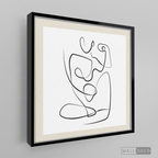 Cuadro Minimalista Figura Humana