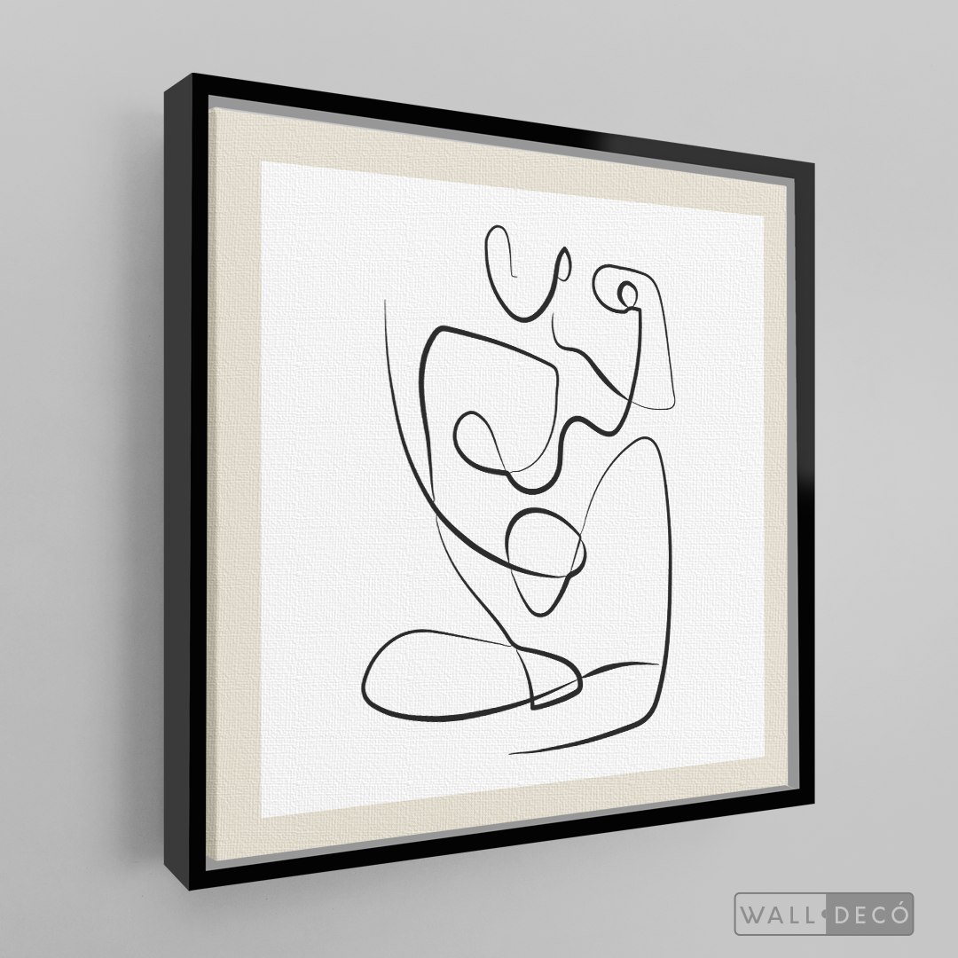 Cuadro Minimalista Figura Humana