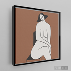 Cuadro Minimalista Figura Humana Dos