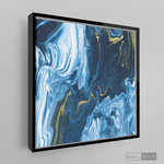 Cargar imagen en el visor de la galería, Cuadro Fluido Abstracto Azul

