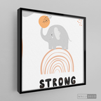 Cuadro Infantil Elefante Strong