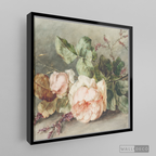 Cuadro Arte Vintage Rose