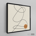 Cuadro Minimalista Knot Café
