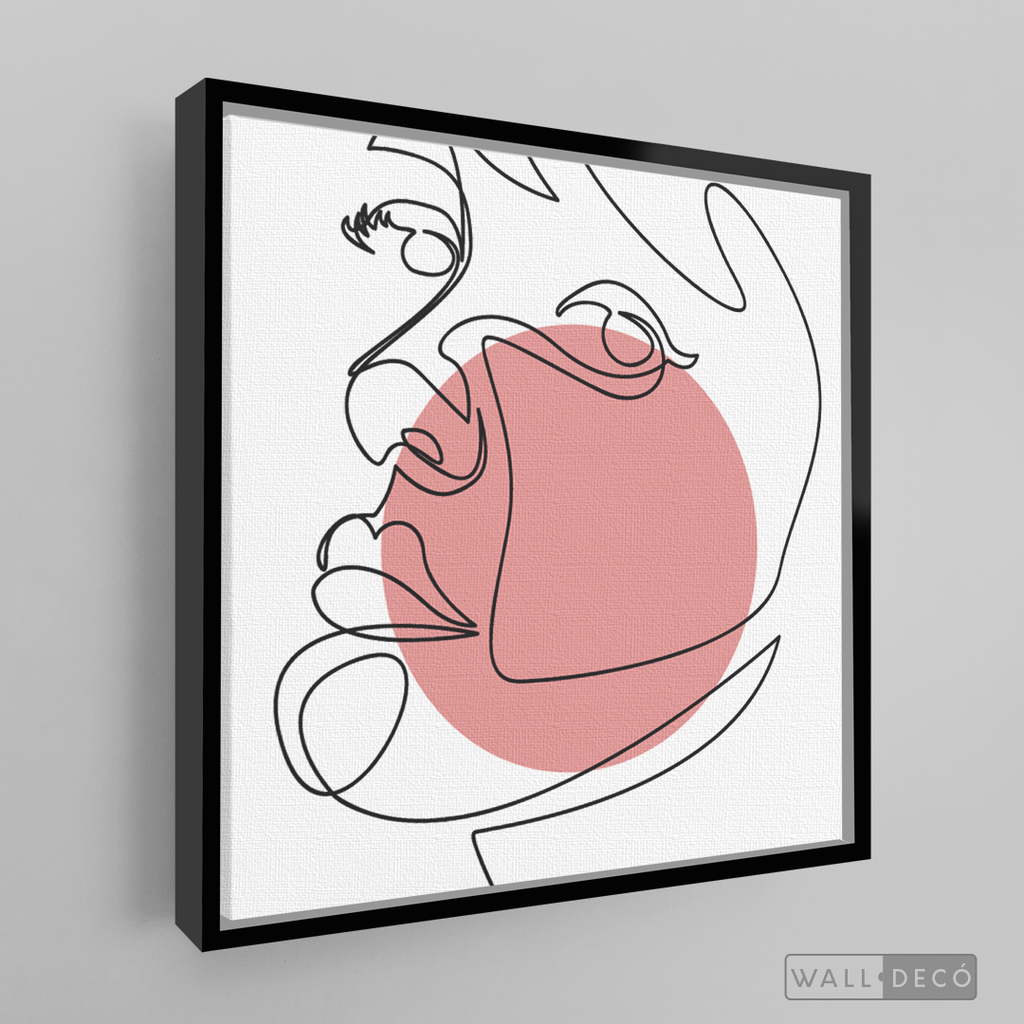 Cuadro Face Lines Eva
