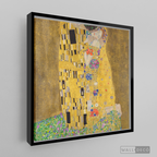 Cuadro Arte El Beso, Gustav Klimt (cuadrado)