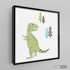 Cuadro Infantil Dinosaurio