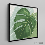 Cuadro Botánico Monstera Tropical